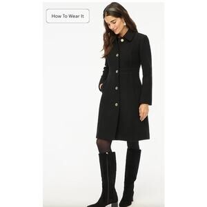 J.Crew Factory Wool Blend Lady Coat Size 12